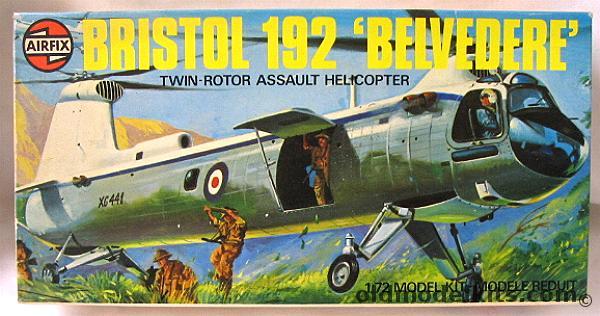 Airfix 1/72 Bristol Type 192 Belvedere, 03002-5 plastic model kit